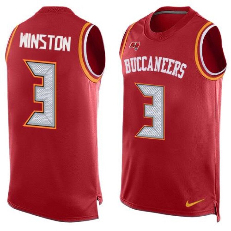 68619e8e79450_1 Buccaneers #3 Jameis Winston Red Team Color Men's Stitched NFL Limited Tank Top Jersey
