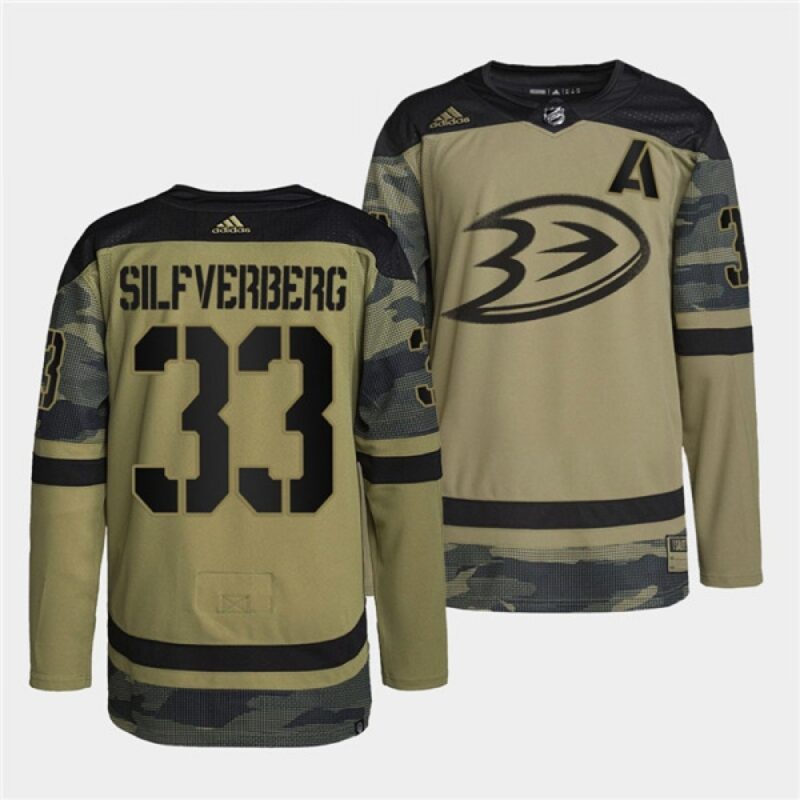 68619ec0b1f73_1 Men's Anaheim Ducks #33 Jakob Silfverberg 2022 Camo Military Appreciation Night Stitched Jersey