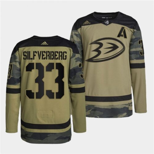 68619ec39038e_1 Men's Anaheim Ducks #33 Jakob Silfverberg 2022 Camo Military Appreciation Night Stitched Jersey