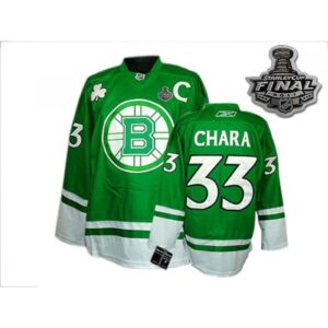 68619edeefbbe_1 Bruins 2011 Stanley Cup Finals St Patty's Day #33 Zdeno Chara Green Youth Stitched NHL Jersey