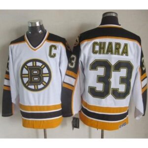 68619eff8fc5e_1 Bruins #33 Zdeno Chara White/Black CCM Throwback Stitched NHL Jersey