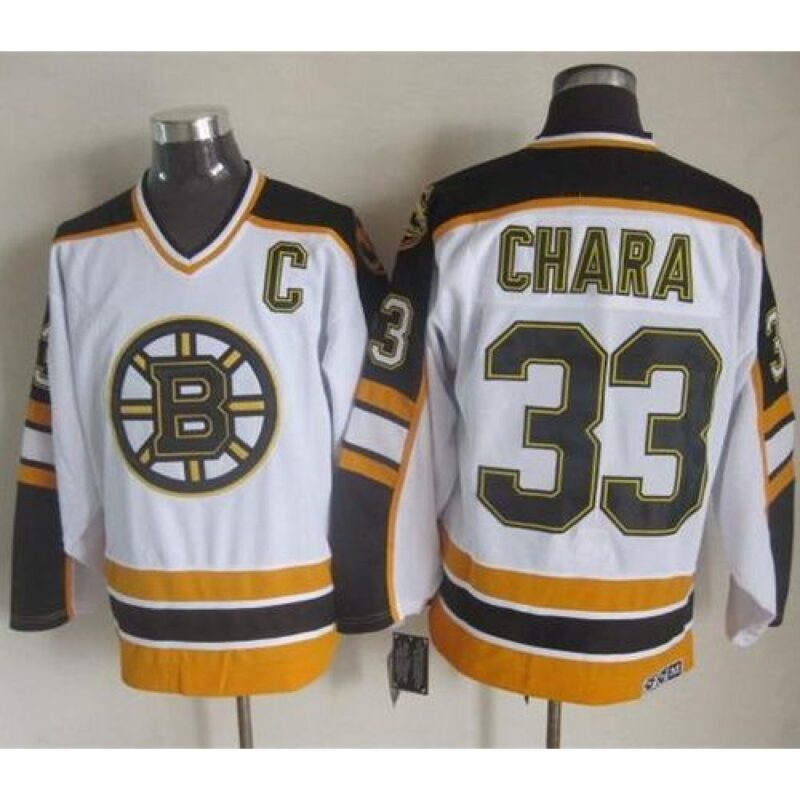 68619eff8fc5e_1 Bruins #33 Zdeno Chara White/Black CCM Throwback Stitched NHL Jersey
