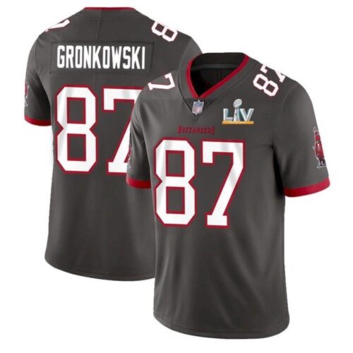68619f1291cfc_1 Men's Tampa Bay Buccaneers #87 Rob Gronkowski Grey 2021 Super Bowl LV Limited Stitched Jersey