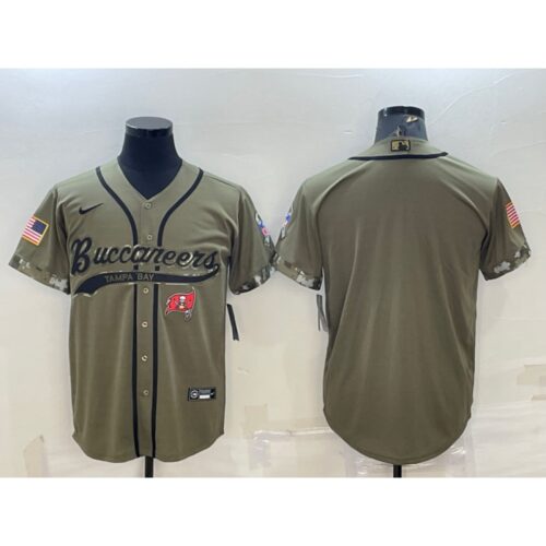 68619f3b51ff7_1 Men's Tampa Bay Buccaneers Blank Olive 2022 Salute To Service Cool Base Stitched Baseball Jersey