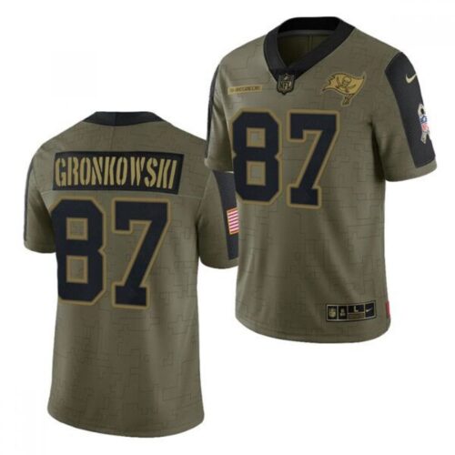 68619f6ac0b52_1 Men's Tampa Bay Buccaneers #87 Rob Gronkowski 2021 Olive Salute To Service Limited Stitched Jersey