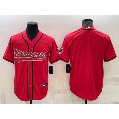 68619f9c5e2bb_1 Men's Tampa Bay Buccaneers Blank Red Cool Base Stitched Baseball Jersey