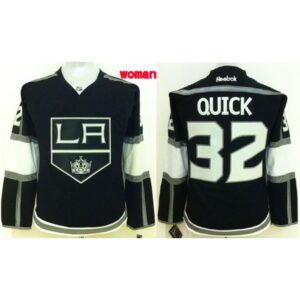 68619fa6f13ae_1 Kings #32 Jonathan Quick Black Home Women's Stitched NHL Jersey