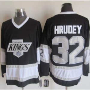 68619fa9e6d64_1 Kings #32 Kelly Hrudey Black CCM Throwback Stitched NHL Jersey