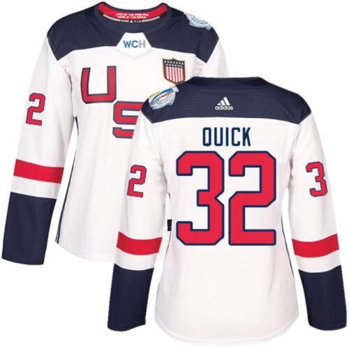 6861a00c0e4eb_1 Team USA #32 Jonathan Quick White 2016 World Cup Women's Stitched NHL Jersey