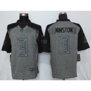 6861a03e9de7b_1 Buccaneers #3 Jameis Winston Gray Men's Stitched NFL Limited Gridiron Gray Jersey