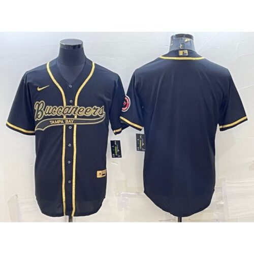 6861a0b4c8c88_1 Men's Tampa Bay Buccaneers Blank Black Gold With Patch Cool Base Stitched Baseball Jersey