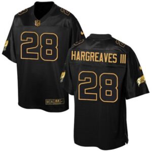 6861a0d68af70_1 Buccaneers #28 Vernon Hargreaves III Black Men's Stitched NFL Elite Pro Line Gold Collection Jersey