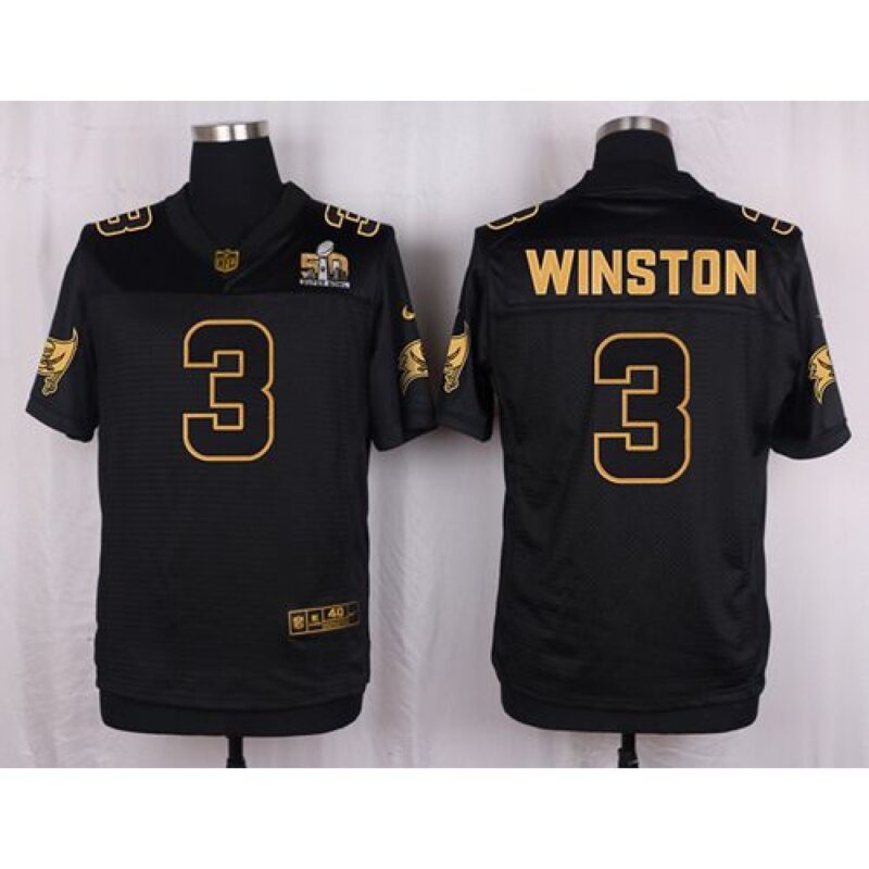 6861a0dc043d8_1 Buccaneers #3 Jameis Winston Black Men's Stitched NFL Elite Pro Line Gold Collection Jersey