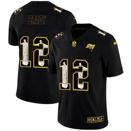 6861a0ed341fd_1 Men's Tampa Bay Buccaneers #12 Tom Brady 2020 Black Jesus Faith Edition Limited Stitched Jersey