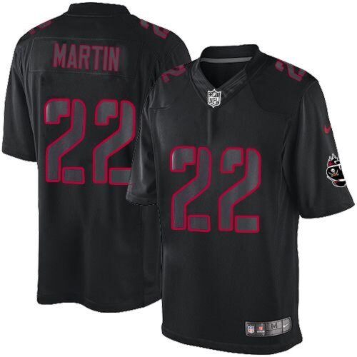 6861a122453aa_1 Buccaneers #22 Doug Martin Black Men's Stitched NFL Impact Limited Jersey