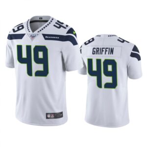 6861a1646dd9c_1 Men's Seattle Seahawks #49 Shaquem Griffin White 2019 100th Season Vapor Untouchable Limited Stitched NFL Jersey