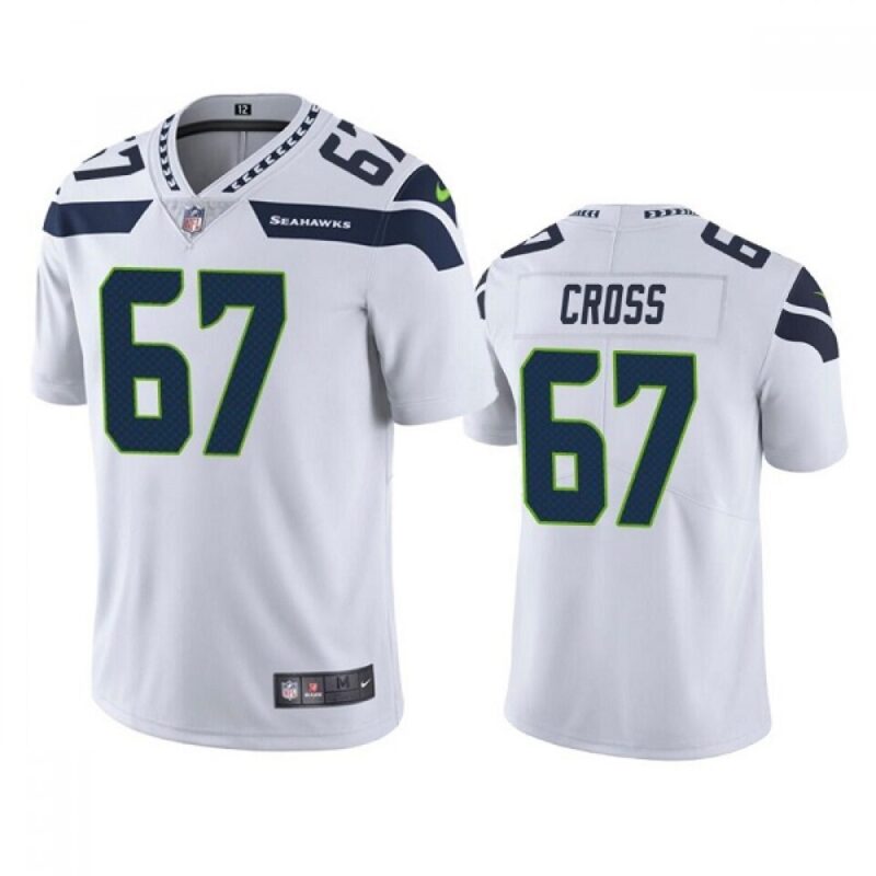 6861a17289d33_1 Men's Seattle Seahawks #67 Charles Cross White Vapor Untouchable Limited Stitched Jersey