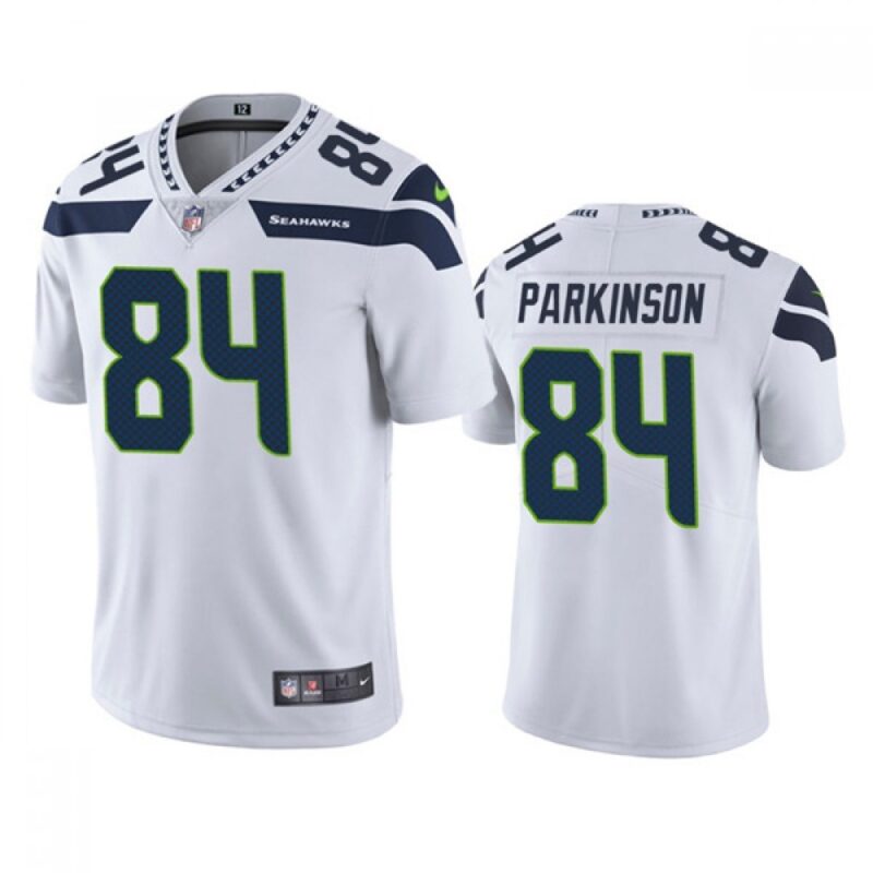 6861a17b0924b_1 Men's Seattle Seahawks #84 Colby Parkinson White Vapor Untouchable Limited Stitched Jersey