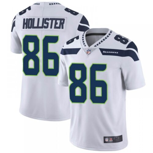 6861a17e0645e_1 Men's Seattle Seahawks #86 Jacob Hollister White Vapor Untouchable Limited Stitched Jersey