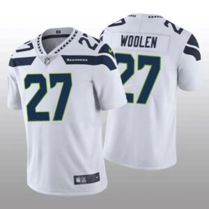 6861a18727fff_1 Men's Seattle Seahawks #27 Tariq Woolen White Vapor Untouchable Stitched Football Jersey