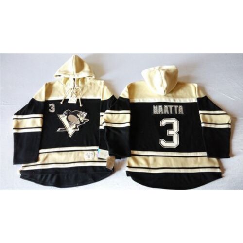 6861a18738dd9_1 Penguins #3 Olli Maatta Black Sawyer Hooded Sweatshirt Stitched NHL Jersey