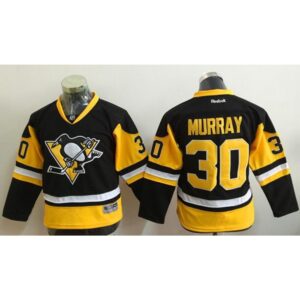 6861a18cdeeca_1 Penguins #30 Matt Murray Black Alternate Stitched Youth NHL Jersey