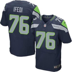 6861a1985dc89_1 Seahawks #76 Germain Ifedi Steel Blue Team Color Men's Stitched NFL Elite Jersey