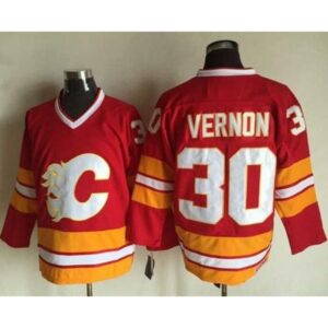 6861a1a7ef5c2_1 Flames #30 Mike Vernon Red CCM Throwback Stitched NHL Jersey