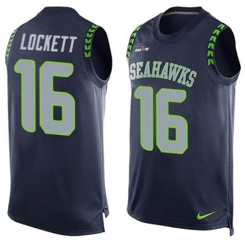 6861a1b823edd_1 Seahawks #16 Tyler Lockett Steel Blue Team Color Men's Stitched NFL Limited Tank Top Jersey