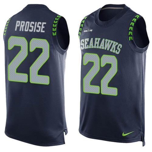 6861a1bb0f307_1 Seahawks #22 C. J. Prosise Steel Blue Team Color Men's Stitched NFL Limited Tank Top Jersey