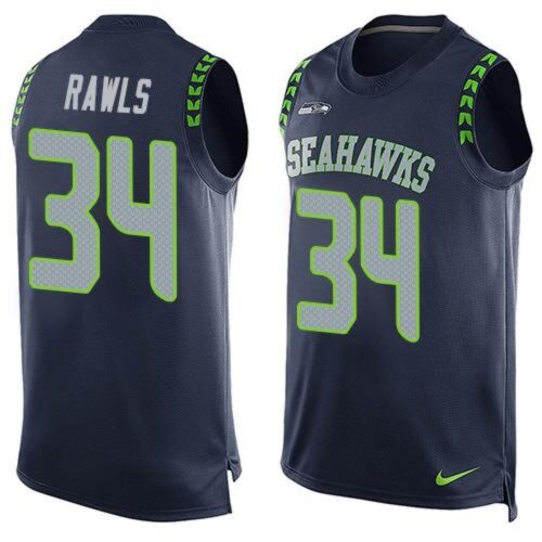 6861a1d020280_1 Seahawks #34 Thomas Rawls Steel Blue Team Color Men's Stitched NFL Limited Tank Top Jersey