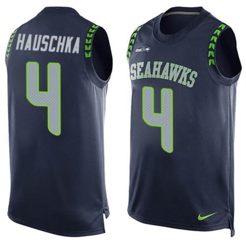 6861a1d37ffd9_1 Seahawks #4 Steven Hauschka Steel Blue Team Color Men's Stitched NFL Limited Tank Top Jersey