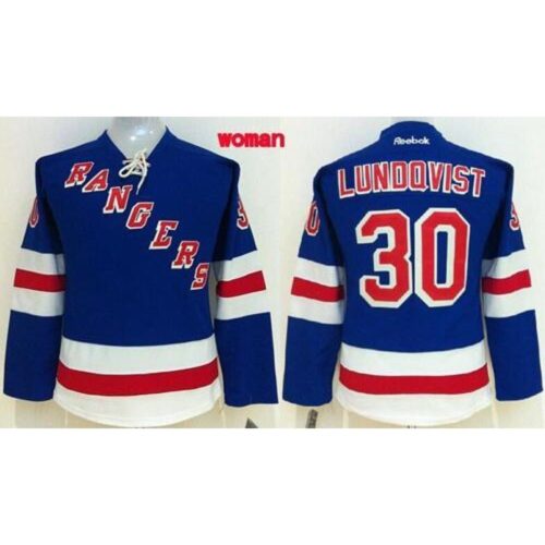 6861a1e451cd3_1 Rangers #30 Henrik Lundqvist Blue Women's Home Stitched NHL Jersey