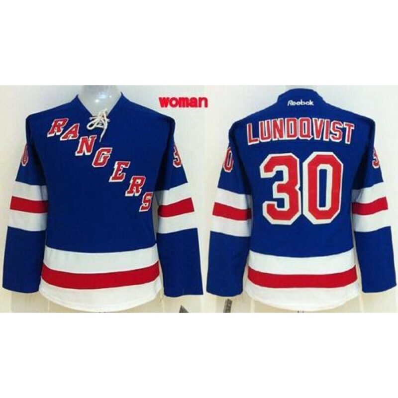 6861a1e451cd3_1 Rangers #30 Henrik Lundqvist Blue Women's Home Stitched NHL Jersey