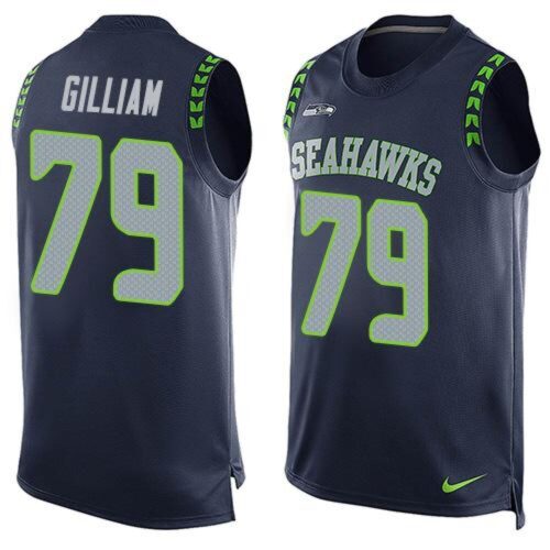 6861a1ee5fc49_1 Seahawks #79 Garry Gilliam Steel Blue Team Color Men's Stitched NFL Limited Tank Top Jersey