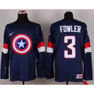 6861a1f2eed3b_1 Olympic Team USA #3 Cam Fowler Navy Blue Captain America Fashion Stitched NHL Jersey