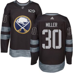 6861a20d40e7a_1 Sabres #30 Ryan Miller Black 1917-2017 100th Anniversary Stitched NHL Jersey