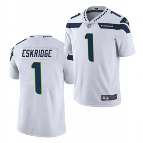 6861a25e84593_1 Men's Seattle Seahawks #1 D'Wayne Eskridge White Vapor Untouchable Limited Stitched Jersey