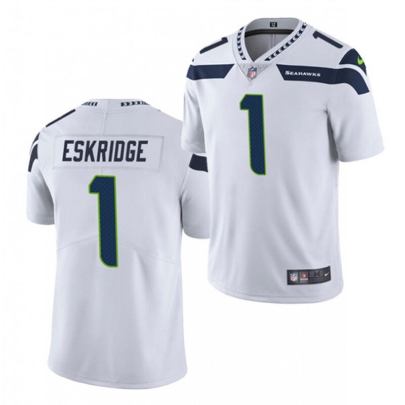 6861a25e84593_1 Men's Seattle Seahawks #1 D'Wayne Eskridge White Vapor Untouchable Limited Stitched Jersey