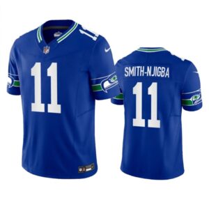 6861a2ab4513f_1 Men's Seattle Seahawks #11 Jaxon Smith-Njigba Royal 2023 F.U.S.E. Vapor Limited Throwback Stitched Jersey