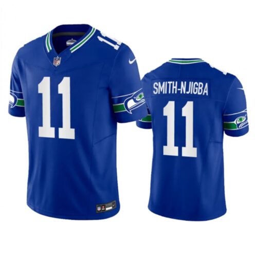6861a2ab4513f_1 Men's Seattle Seahawks #11 Jaxon Smith-Njigba Royal 2023 F.U.S.E. Vapor Limited Throwback Stitched Jersey