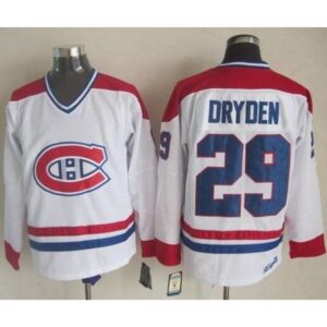 6861a2b8e091f_1 Canadiens #29 Ken Dryden White CH-CCM Throwback Stitched NHL Jersey