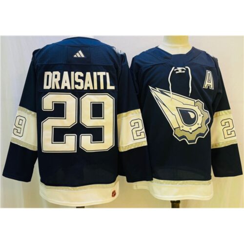 6861a2c59dec4_1 Men's Edmonton Oilers #29 Leon Draisaitl Navy/White Stitched Jersey