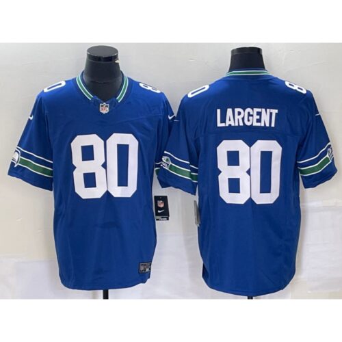 6861a2cb87af1_1 Men's Seattle Seahawks #80 Steve Largent Royal Throwback Vapor F.U.S.E. Limited Stitched Football Jersey