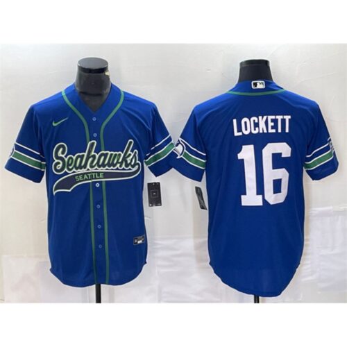 6861a2ddbaa08_1 Men's Seattle Seahawks #16 Tyler Lockett Royal Throwback Cool Base Stitched Baseball Jersey