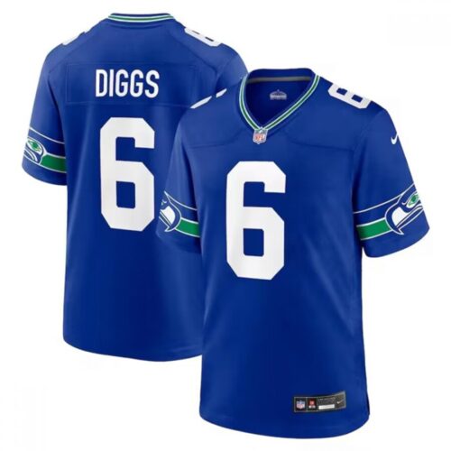 6861a2e94ace0_1 Men's Seattle Seahawks #6 Quandre Diggs Royal Throwback Player Stitched Game Jersey