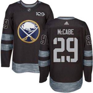 6861a301d1931_1 Sabres #29 Jake McCabe Black 1917-2017 100th Anniversary Stitched NHL Jersey