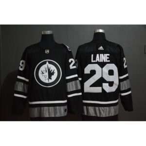 6861a31a573b0_1 Men's Winnipeg Jets #29 Patrik Laine Black 2019 NHL All-Star Game Jersey