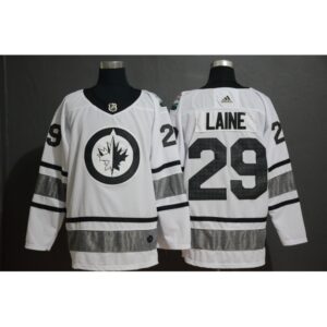 6861a329667c3_1 Men's Winnipeg Jets #29 Patrik Laine White 2019 NHL All-Star Game Jersey