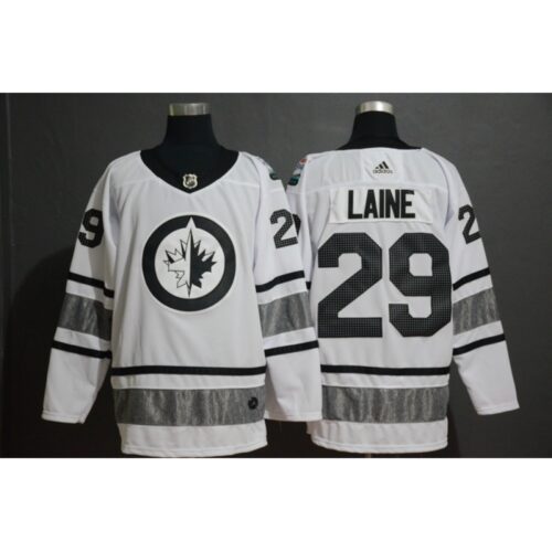 6861a329667c3_1 Men's Winnipeg Jets #29 Patrik Laine White 2019 NHL All-Star Game Jersey
